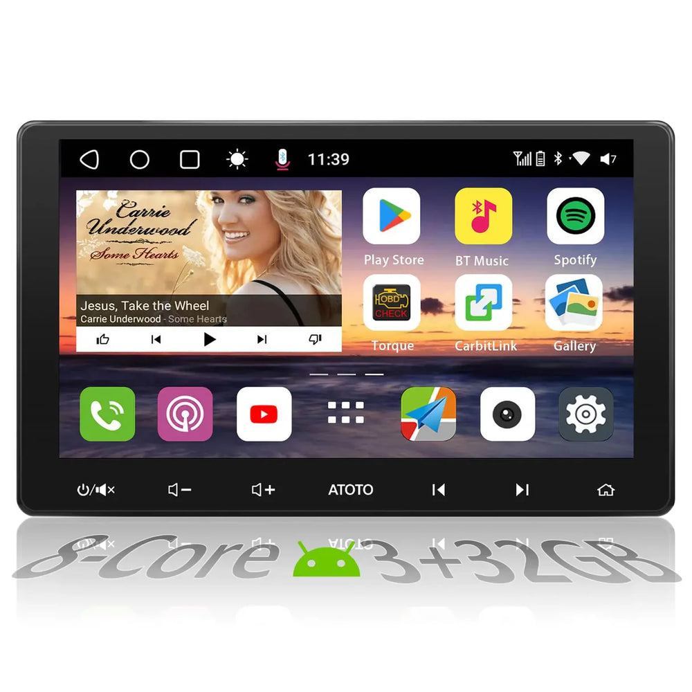 10.1-inch QLED Double-DIN Car Stereo