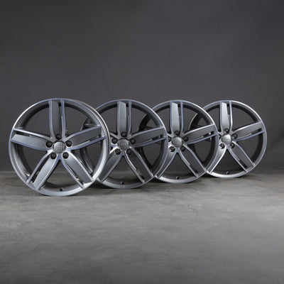 19-Inch 5-Split Spoke Grey Machined Alloy Wheel
