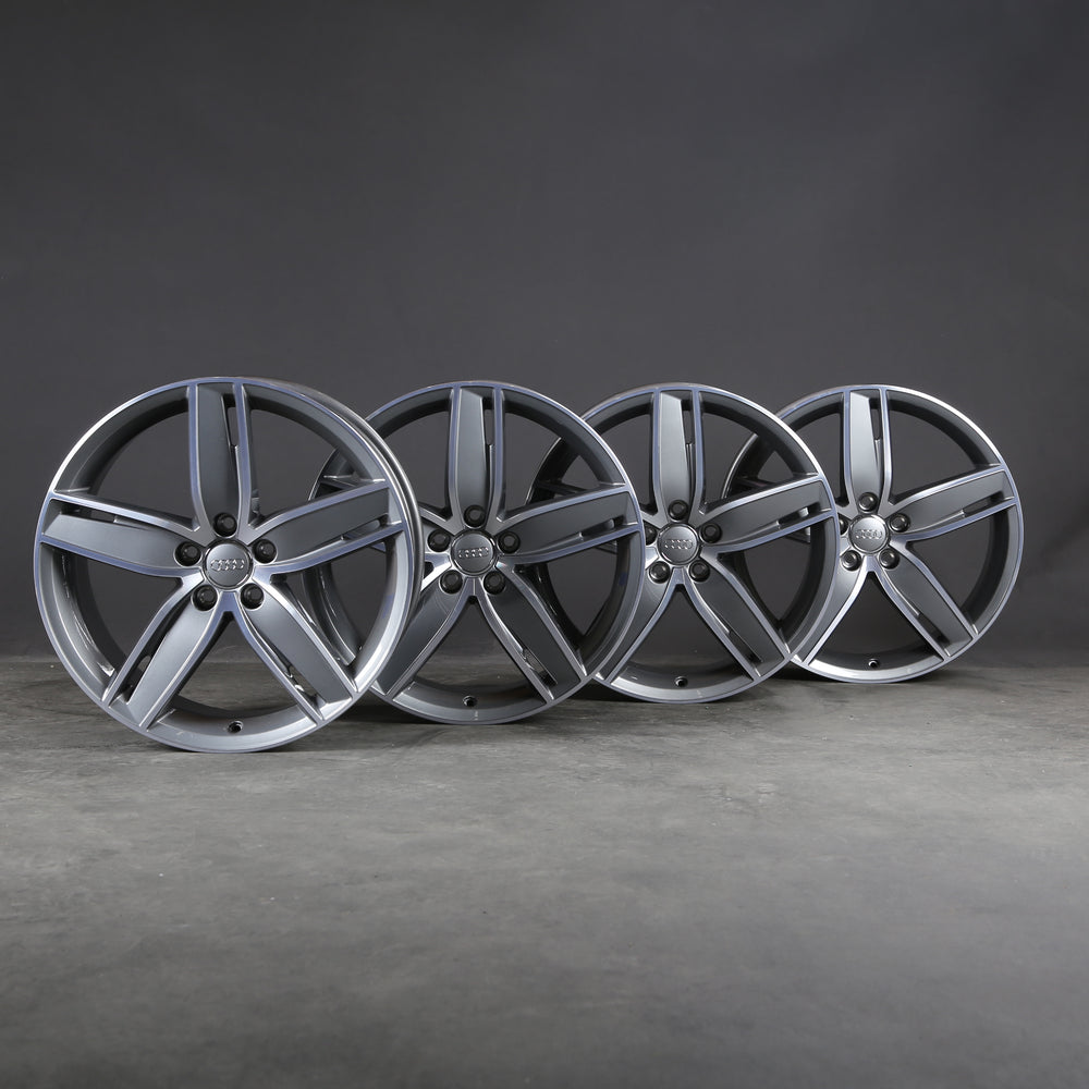 19-Inch 5-Split Spoke Grey Machined Alloy Wheel