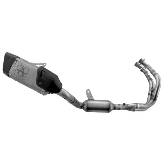 Competition Full Exhaust System with Titanium Pista Silencer
