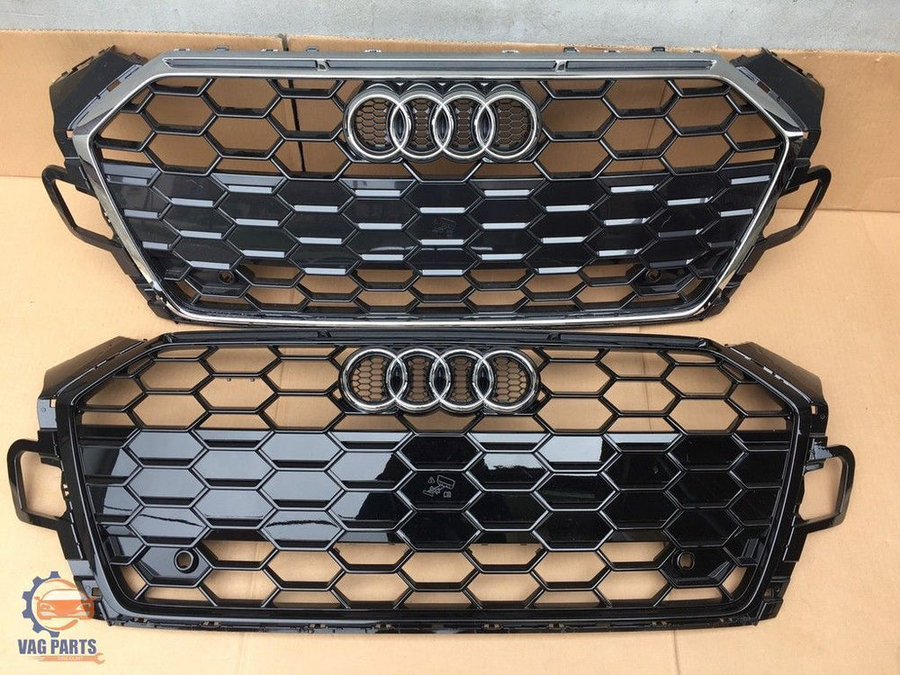 Dark Chrome and Chrome Center Grille