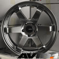 AV-06 18x8.5 +35mm 5x114.3mm Hyper Black Wheel