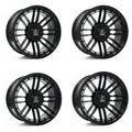 Thanos 20x10 -10mm Offset 6x135, 6x139.7 Bolt Pattern Satin Black Wheel