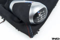 Alcantara Shift Knob with Tri-Color Stitch Boot