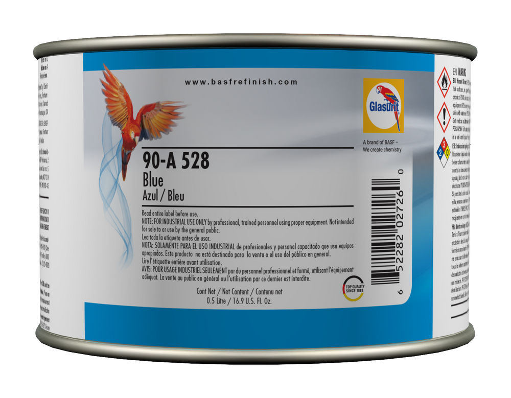 Glasurit 0.5L Blue Waterborne Basecoat Toner
