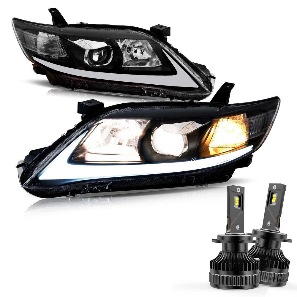 Projector Headlights, Clear Housing, Smoked Lens