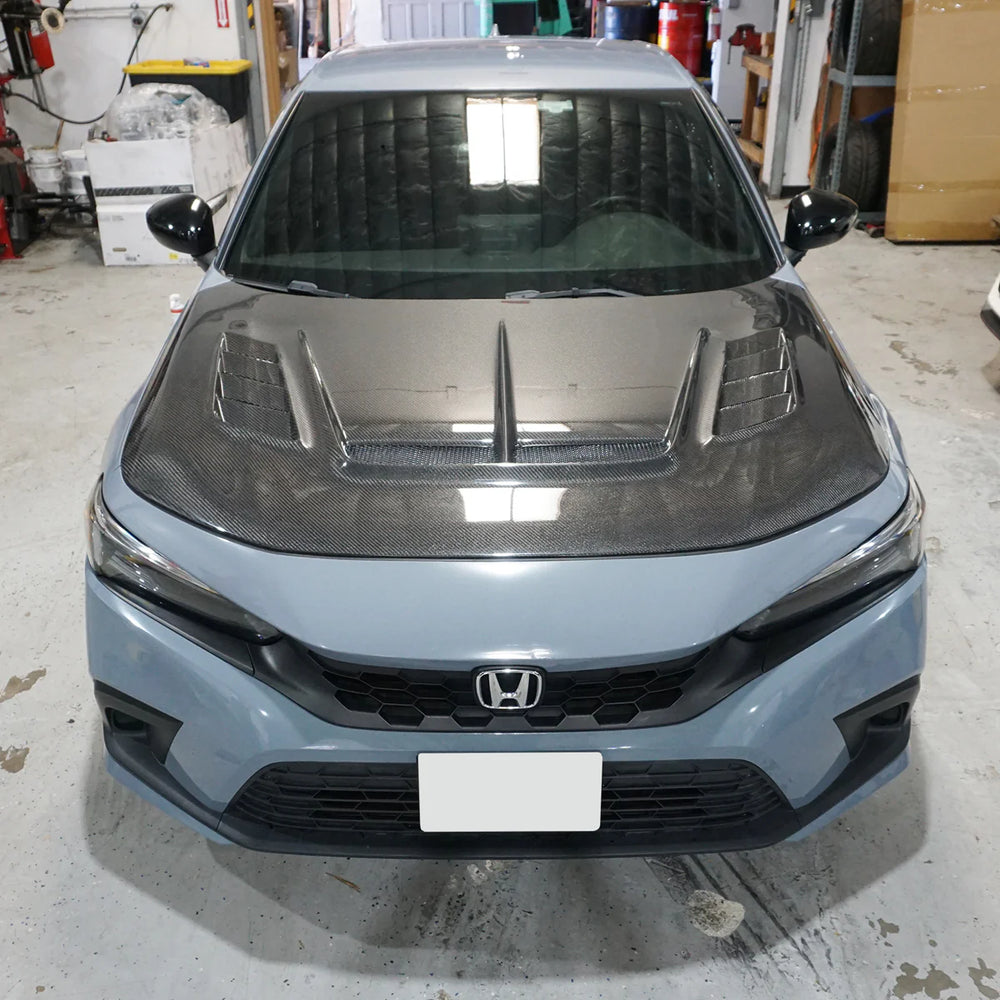 VR2 Style Carbon Fiber Hood