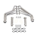 1 7/8" Long Tube Exhaust Headers, Polished Silver Ceramic