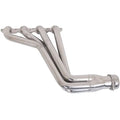 1 7/8" Long Tube Exhaust Headers, Polished Silver Ceramic