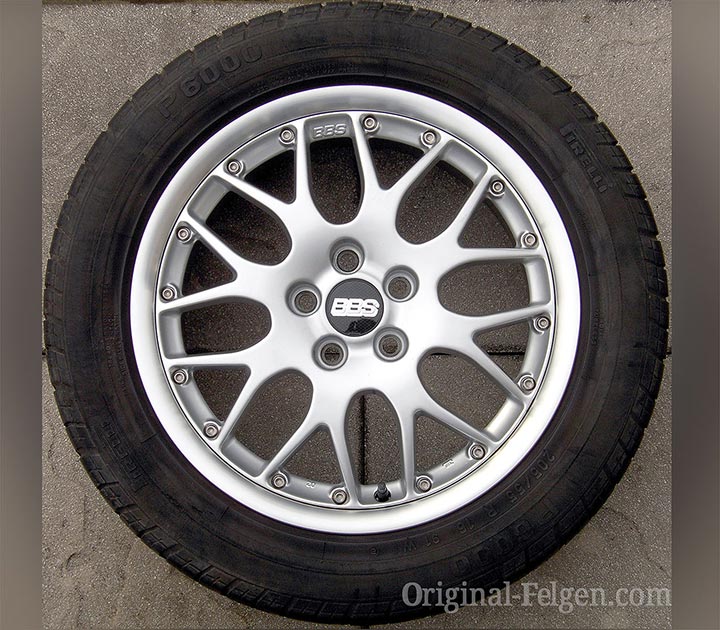 16x6.5 Inch 8 Y-Spoke Silver Aluminum Wheel