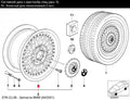 RC 090 17x8.0 20mm Offset 5x120 Bolt Pattern Wheel
