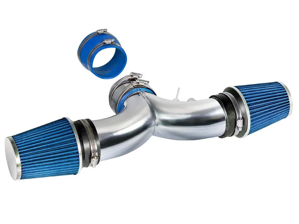 Rtunes Racing Short Ram Air Intake Kit, Blue Aluminum