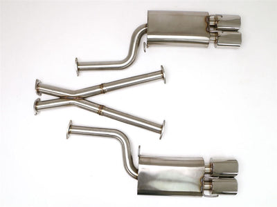 3-Inch Cat-Back Exhaust System with 4-1/2" Quad Tips