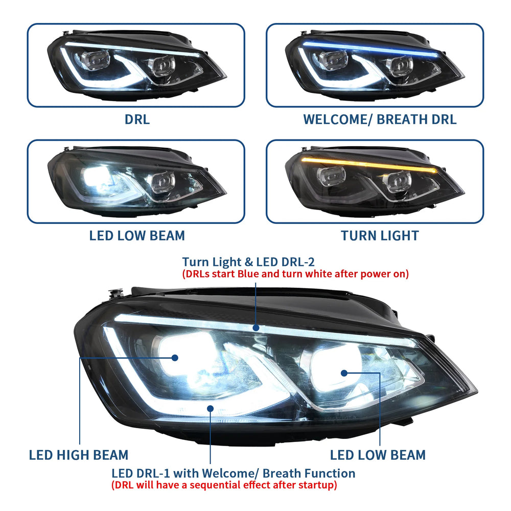 MK8 Style LED Headlights