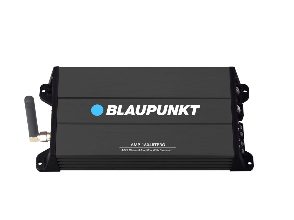 1600W Class D 4-Channel Amplifier with Bluetooth 5.0