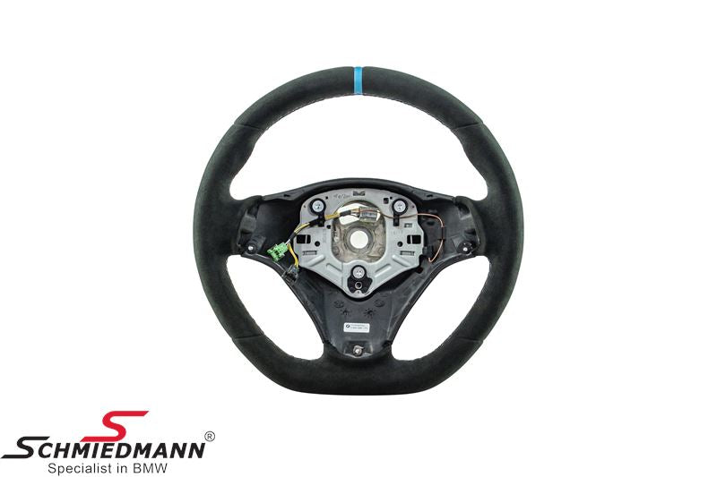 M Sport Steering Wheel with Blue Center Line