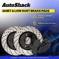 Drilled and Slotted Disc Brake Rotors