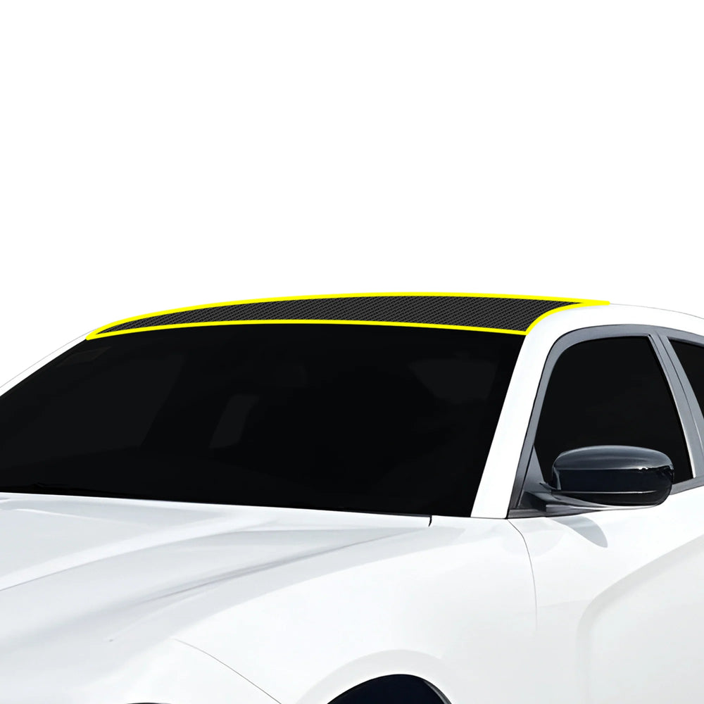 Gloss Black Carbon Fiber Roof Film