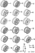 Style 42 16x7 5x120mm 46mm Offset Silver Alloy Wheel