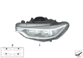 Bi-Xenon Headlight Assembly, Right