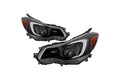 Projector Headlights - Black Housing, Clear Lens