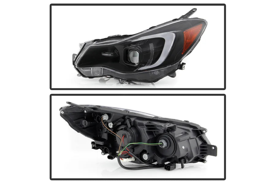 Projector Headlights - Black Housing, Clear Lens