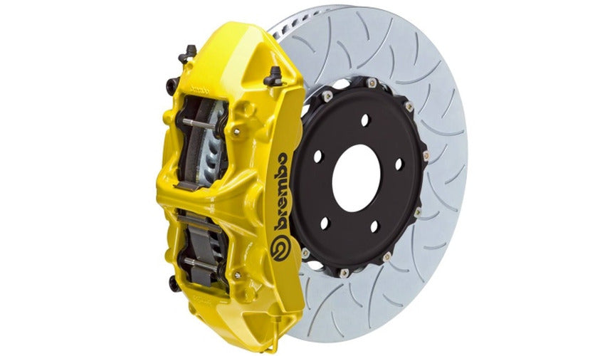 4-Piston Caliper w/ 355x32mm Type 3 Slotted Rotors