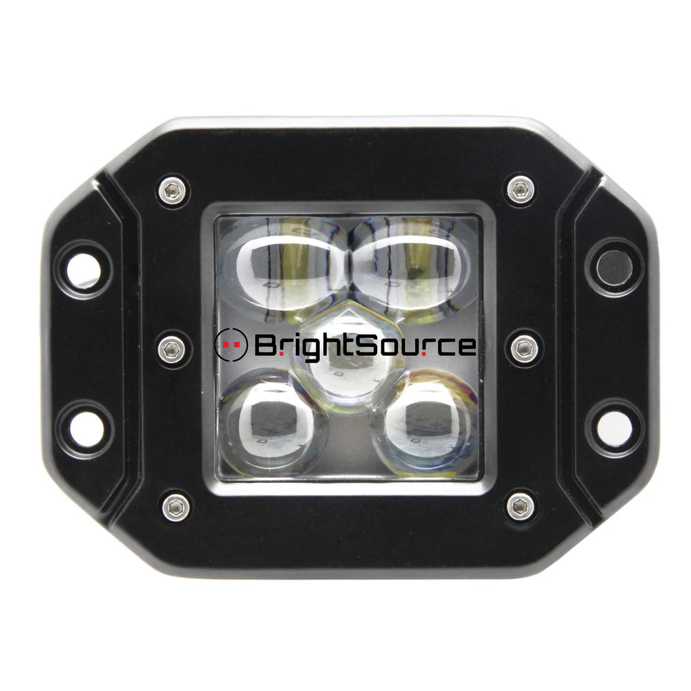 3-Inch Cube Flush Mount Driving/Spot Light Kit