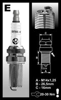 ER10S Silver Racing Spark Plug