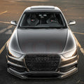 RS4 Style Front Grille with Carbon Fiber Frame