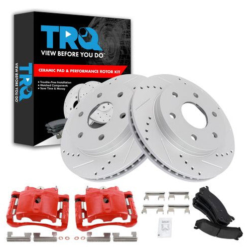 Performance Front Brake Pad and Rotor Kit