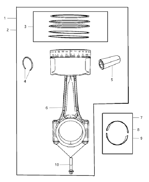 Piston Pin and Rod