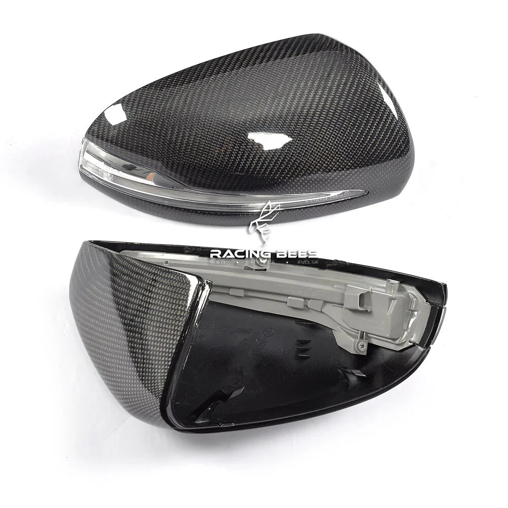 Carbon Fiber Mirror Caps Set
