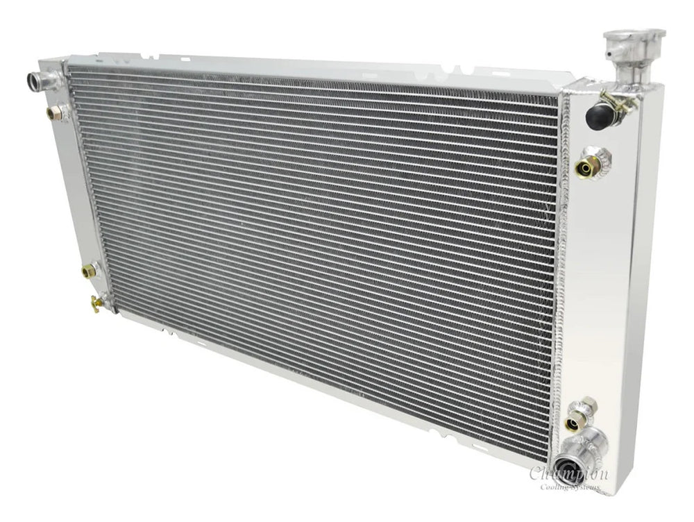 3-Row Aluminum Radiator with Transmission and Oil Cooler