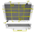 3-Row All-Aluminum Radiator with Transmission Cooler