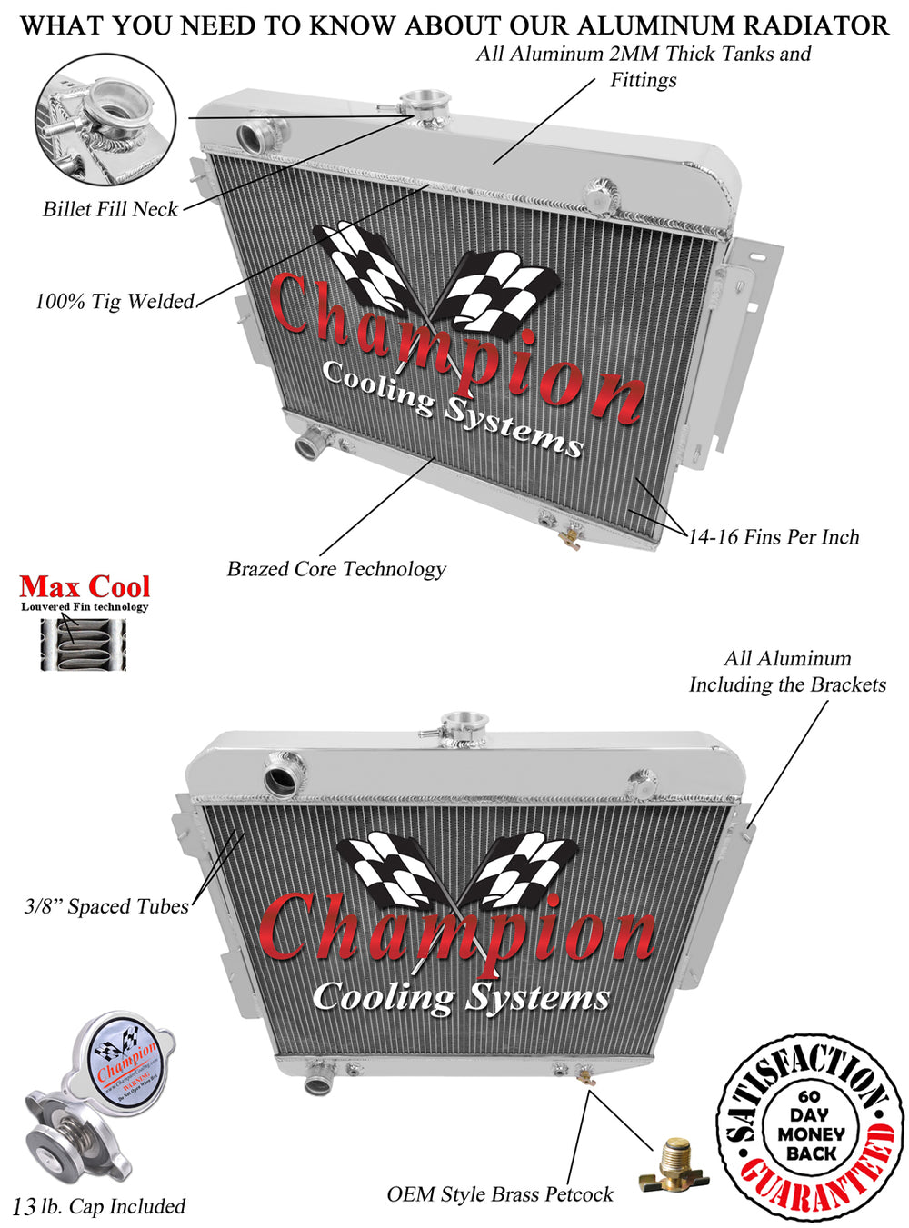 4-Row All-Aluminum Radiator