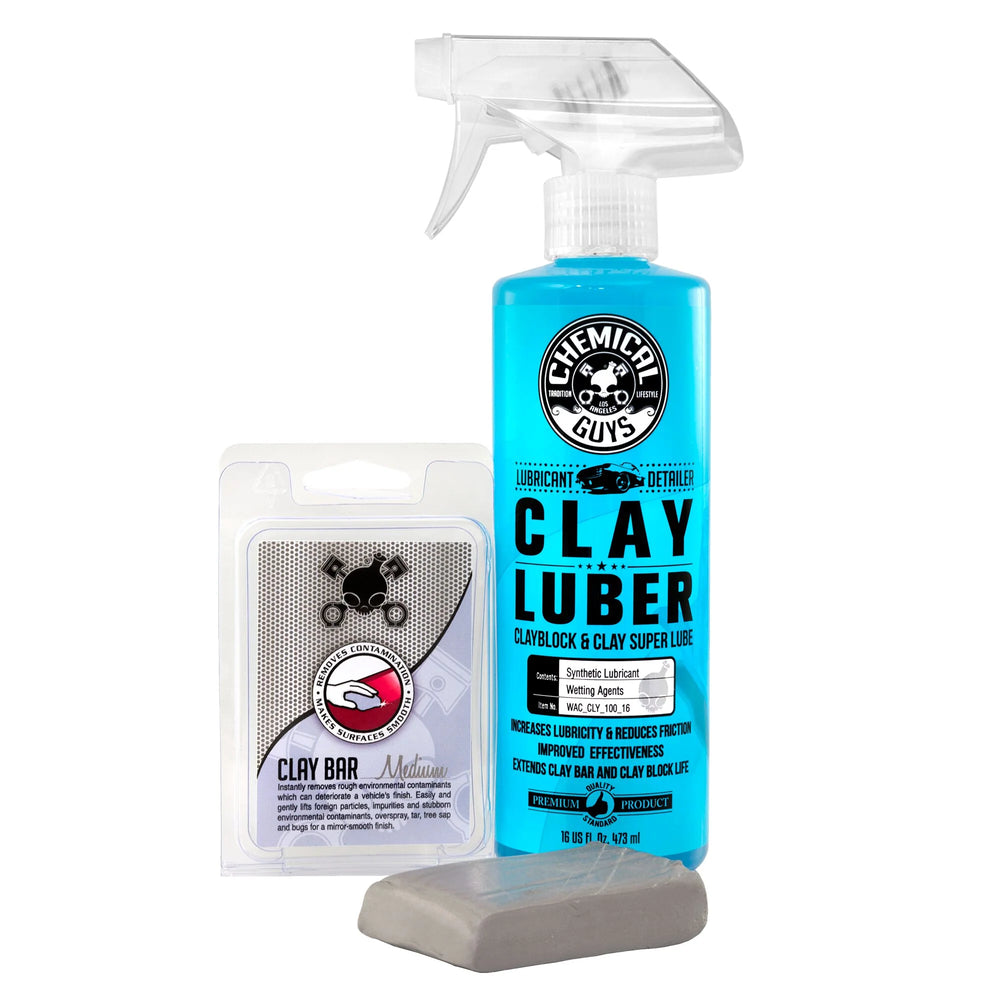 Guys Medium-Duty Clay Bar and Lubricant Kit