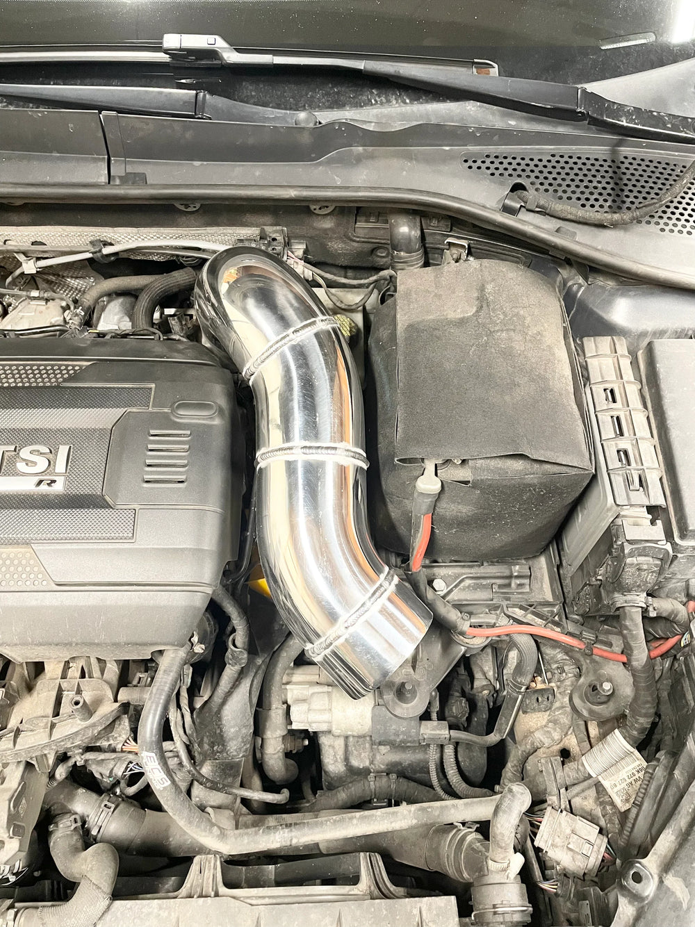 MQB 2.0T 4-Inch Aluminum Air Intake Tube
