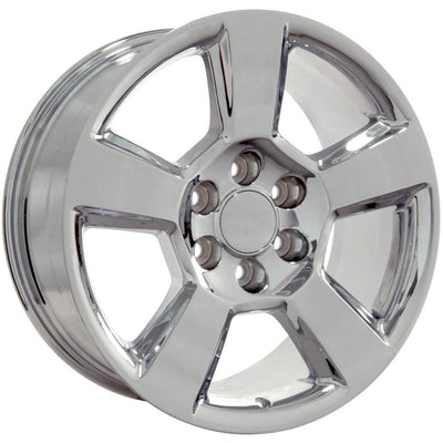 CV76 20x9 27mm Offset 6x139.7 Chrome Aluminum Wheel