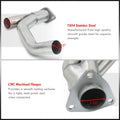 8-2-1 Stainless Steel Long Tube Header and Y-Pipe Kit