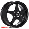 CP22 16x7 +35mm 4x100 Flat Black Wheel