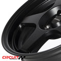CP22 16x7 +35mm 4x100 Flat Black Wheel