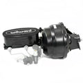 8" Dual Black Firewall Brake Booster and Wilwood Master Cylinder Kit