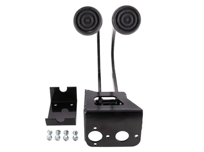 Frame-Mounted Brake and Clutch Pedal Assembly