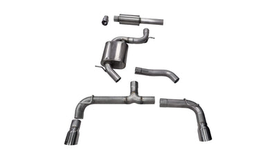 Cat-Back Exhaust System, 3.0-Inch Dual Rear Exit