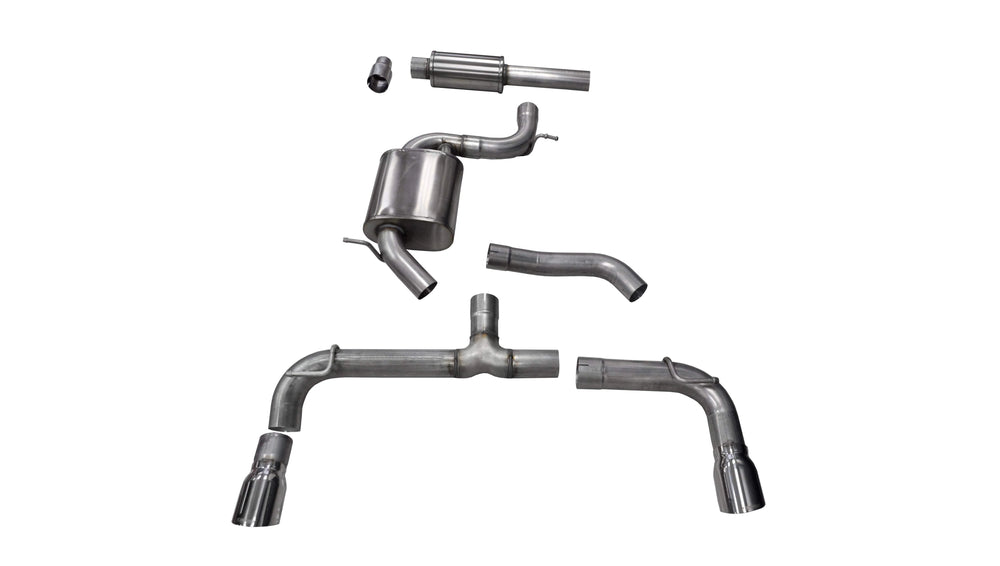 Cat-Back Exhaust System, 3.0-Inch Dual Rear Exit
