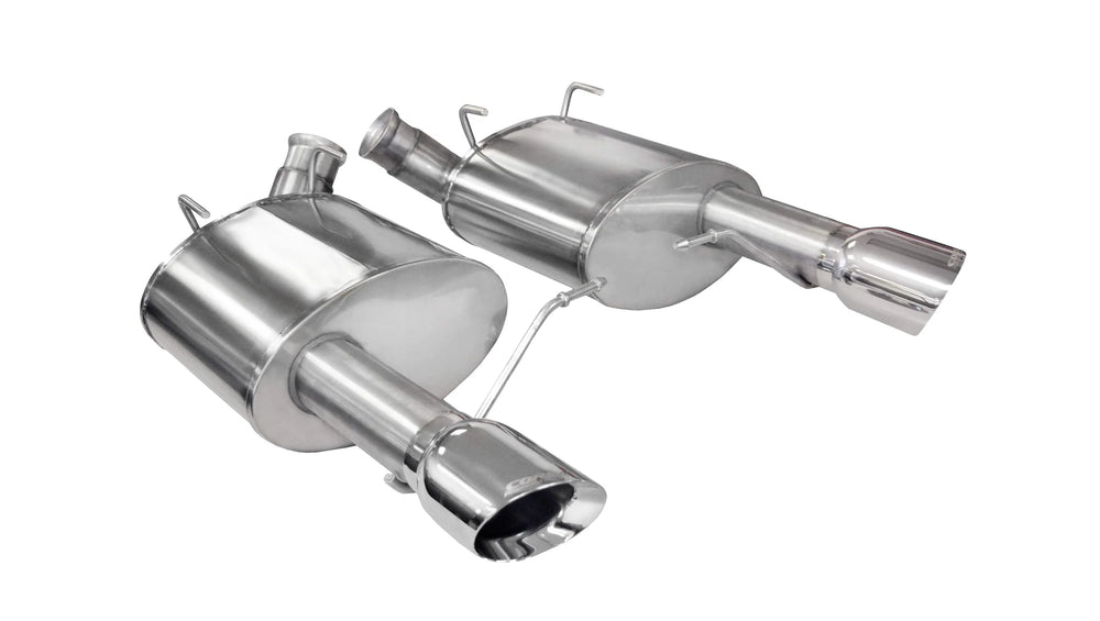 Axle-Back Exhaust System, 3.0" Dual Rear Exit 4.0" Tips