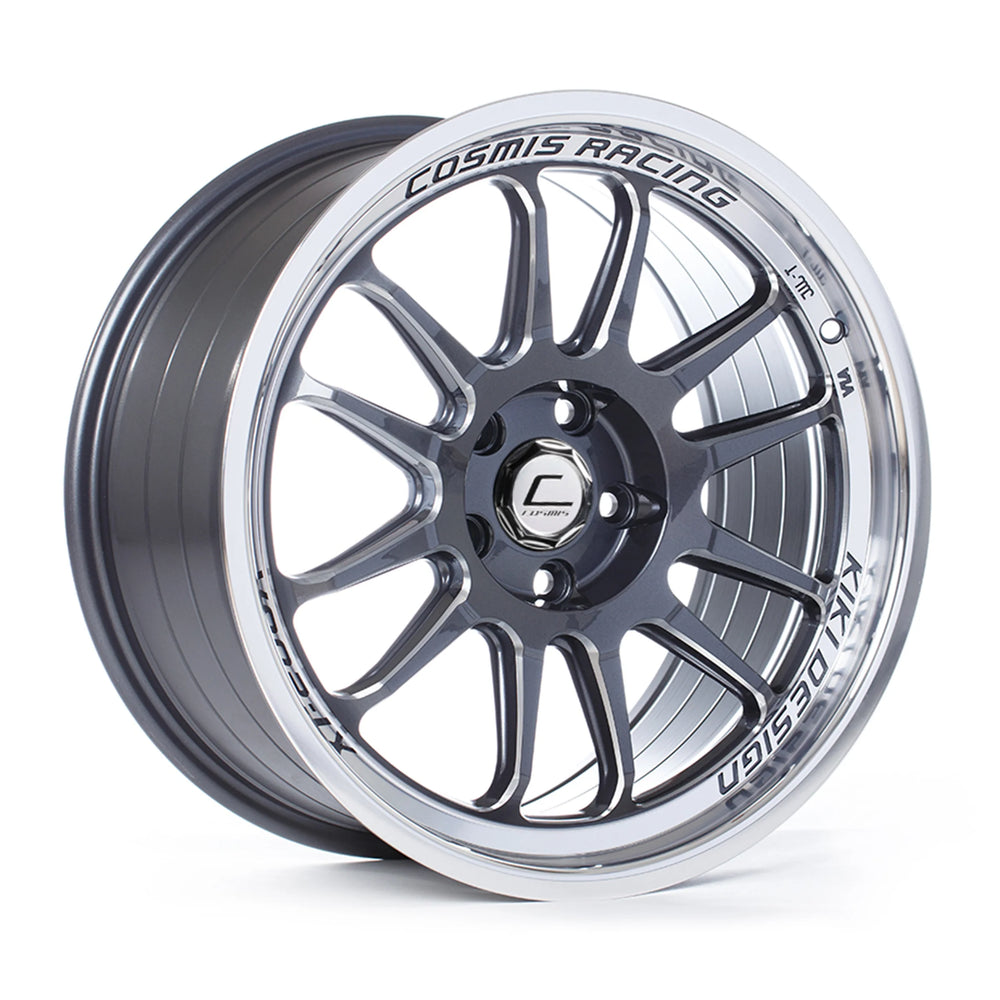 XT-206R 17x8 +30mm 5x100 73.1mm Gloss Gunmetal Wheel