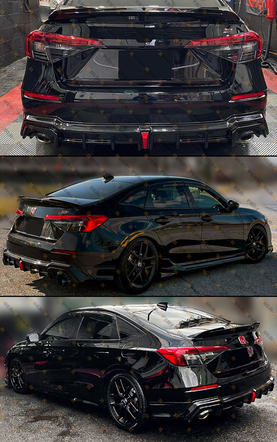 V2 Rear Valence Diffuser Kit w/ F1 Brake Light