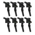 8 Pack Of Ignition Coil-On-Plug Style Ignition Coils Are Direct Plug Replacements For OEM Coils Black ACCEL